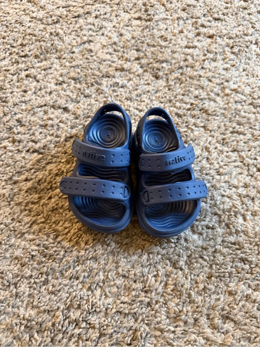 Navy Blue Native Sandals